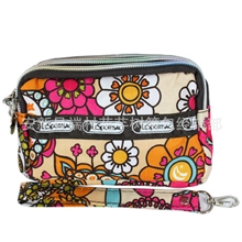 力士保三层拉链化妆包零钱包钱夹批发民族布包小包包批发花布包
