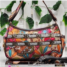 力士保lesportsac士包批发手提斜挎布包三拉链花布包时尚休闲包