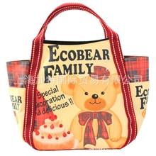 批发时尚拎包便当包小帆布包卡通小包