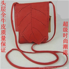 2012新款头层牛皮纯手工包批发真皮女包斜挎包热销斜跨小包