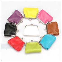 混批现货供应韩版糖果色仿皮PU零钱包口金包可当婚庆小礼品赠送