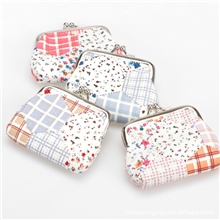 现货供应日本拼布田园布艺小碎花零钱包可当婚庆淘宝小礼品
