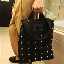 冬季新款女包时尚热销铆钉包包手提单肩包厂家直销A54