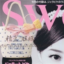 杂志附录PIQUE点点甜美手提袋小拎包批发