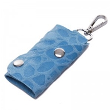 新款纯牛皮石头纹钥匙扣包男女通用汽车钥匙扣多功能腰挂包7805