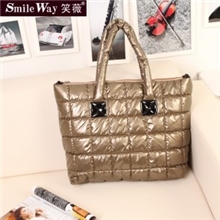 最新款时尚羽绒包包棉袄包太空棉韩版女士包包休闲包包1628