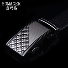 索玛格皮带男士自动扣真皮男皮带时尚商务腰带男正品特价包邮