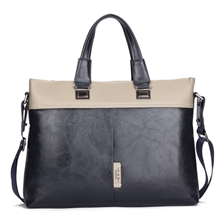 2013韩版撞色男士手提公文包Ipad电脑包厂家现货批发