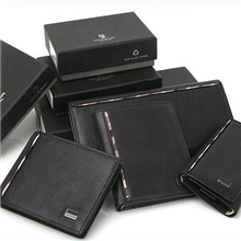 深圳供应批发韩国进口omnia精品短款一折车缝线风格男士钱包