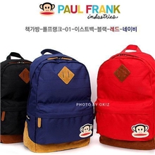 韩国订单大嘴*猴情侣款防水双肩背包学生书包电脑包