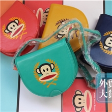 大嘴@猴学院风单肩斜挎小包