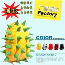 2013最新款韩版男女休闲时尚双肩包防水刺猬包电脑背包