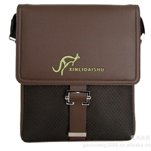 休闲牛津布袋鼠男包批发商务单肩包男士竖款包包一件代发！166#