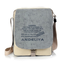 韩版新款牛仔包单肩包斜跨小包英伦复古两用休闲时尚男士包