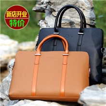 男包男士手提单肩包休闲男手拎包皮包商务公文包电脑包