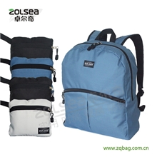 【定制】2013新款经典韩版户外折叠双肩背包2109