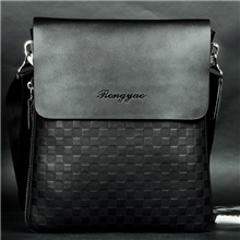 男包单肩斜挎包经典格纹包韩版男士休闲包商务包一件代发