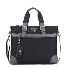 厂家直销韩版男士包包商务手提包时尚休闲防水牛津帆布电脑公文包