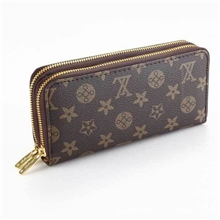 小额混批ＱＢ002双拉链中长款女士手拿韩版钱包女外贸钱包