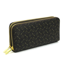 热卖QB013中长款骨头双拉钱包