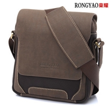 新款帆布男包批发正品欧美经典复古休闲单肩包男商务包IPAD包