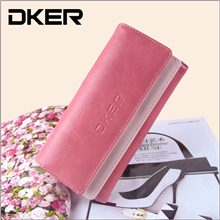 广州厂家混批发外贸品牌女士长款潮钱包时尚拼色PU双盖头手拿包