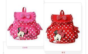 外贸韩国WINGHOUSE儿童迪士尼米妮双肩包幼儿园书包双肩背包DS063