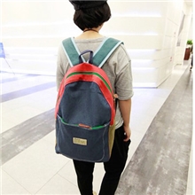 学院风背包小清新女生帆布双肩包高中生女包休闲书包旅行包