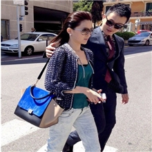 批发2013新品欧美女包磨砂皮撞色PU蝙蝠包大牌手提休闲单肩包