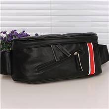 厂家批发休闲韩版男腰包潮男斜跨包实用男式胸包男包#Y-PU腰包