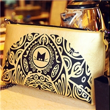 厂家直销女包新款批发亮晶晶印花猫猫百搭休闲单肩包斜挎包链条包