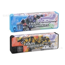 新代正品变形金刚风火轮小双削笔盒小学生文具盒T112758M-2
