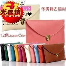2012新款女包糖果色复古链条信封手拿包手抓包斜跨单肩包包批发
