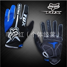 FOX骑行手套硅胶手套秋冬全指手套鬼爪手套