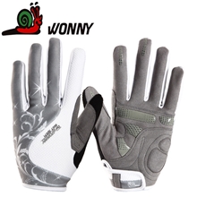 蜗牛wonny户外健身手套自行车长指运动手套防滑正品ZX-072