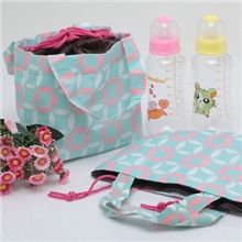 【批发】日单外贸单手提便当包春亚纺保温包冰包