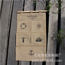 【混批】日式Zakka麻布挂袋全网最低价布艺杂物收纳