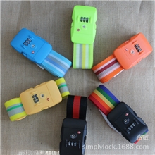 厂家唯一正式授权TSA海关锁行李带行李打包带扁平捆箱织带锁