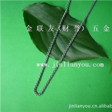 供应不锈钢金属链不锈钢链条不锈钢饰品链白色链条