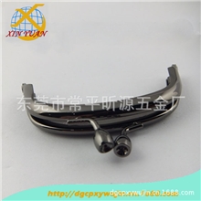 厂家直供精品口金特色外贸拱形卜坑铰酒杯镶钻头五金头铰