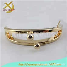 供应半圆平坑铰3分半珠双T耳箱包夹口各式女包、手袋、钱包夹口