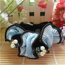 h009白钻木耳头花日韩进口超流行头饰发圈发绳时尚人气热销S