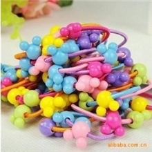 P-39韩版儿童发饰皮筋卡通糖果色发饰发圈头饰全网最低价