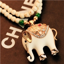 淘宝爆款时尚女式大象毛衣链欧美风格长项链首饰饰品批发