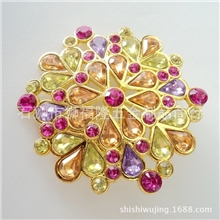 厂家直销维多利亚的秘密高档泳装镶水晶钻五金带扣