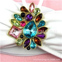 厂家供应泳衣合金配件新款镶钻泳装带扣