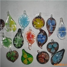 厂家供应琉璃饰品，吊坠。项饰。夏日风情全球热卖