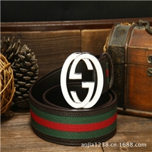 双G腰带皮带男士女士真皮皮带皮带头层牛皮皮带厂家直销