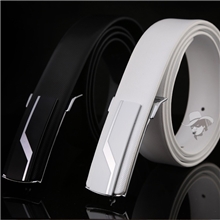 淘宝热卖新款时尚真皮皮带高档贵族男士皮带牛皮平滑扣腰带p32