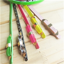 厂家直销爆款漆皮细腰带新款女士蝴蝶结平滑腰带裙带y801